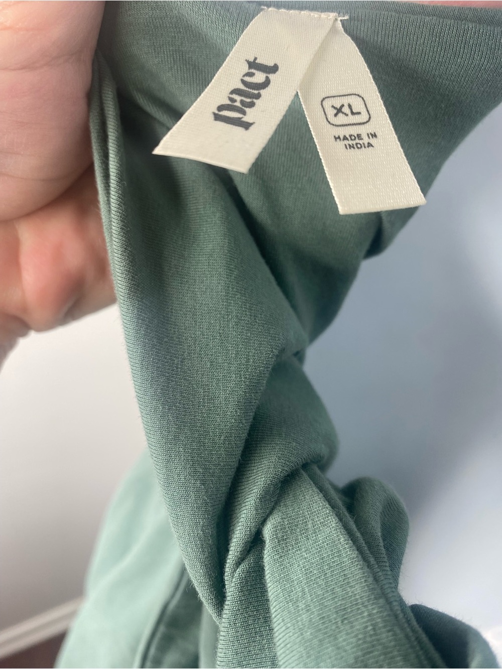 Pact Organic XL Sleeveless Forest Green Midi Dress w Pockets - Picture 7 of 8